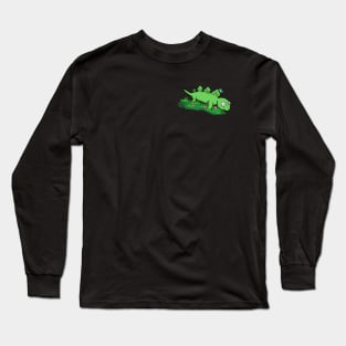 Stegosawwwrus (smol) Long Sleeve T-Shirt